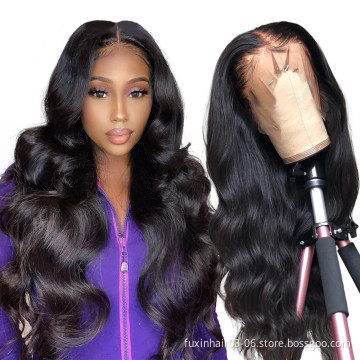 2021 Wholesale Preplucked Hairline Human Hair Wigs Shy Curly DD Transparent Frontal Human Hair Wig 360 Lace Frontal Closure Wigs